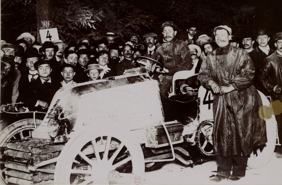 Henri Fournier sur Mors Paris-Berlin 1901