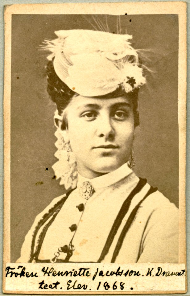 Henriette Jacobson, porträtt - SMV - H4 166