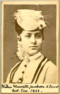 Henriette Jacobson, porträtt - SMV - H4 166