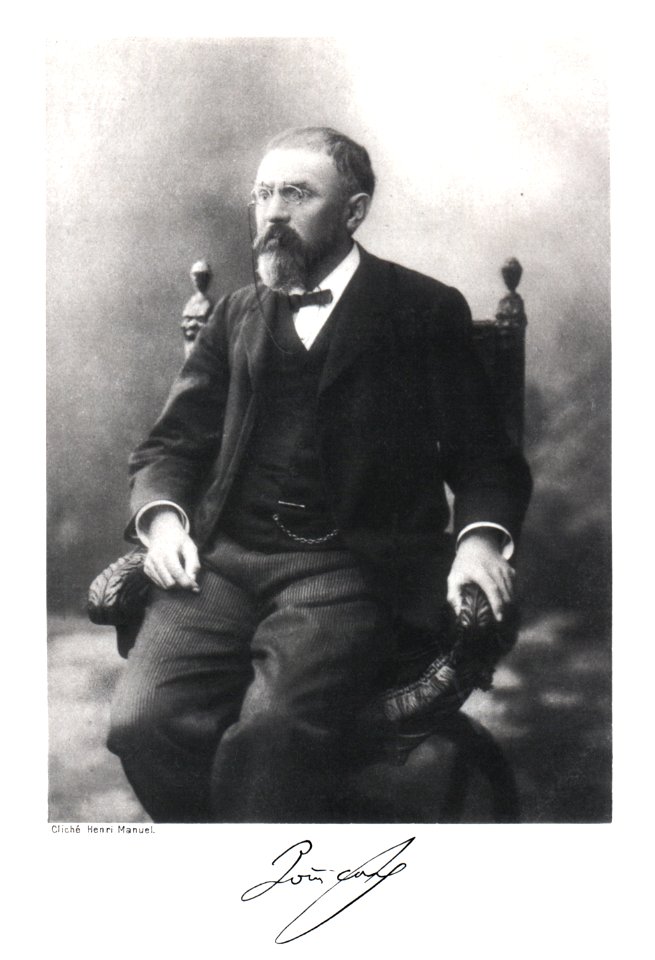Henri Poincaré sitting