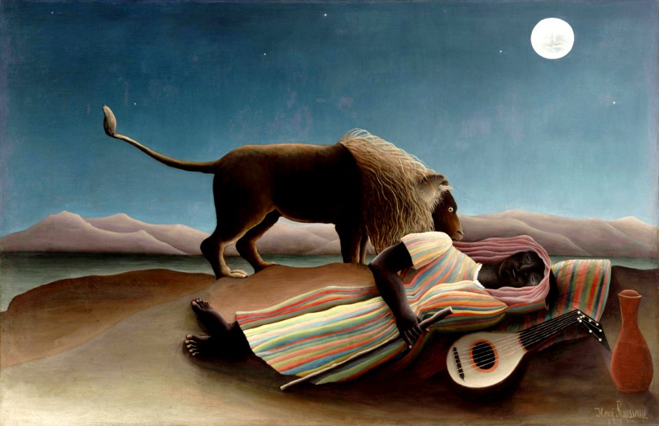 Henri Rousseau - La zingara addormentata