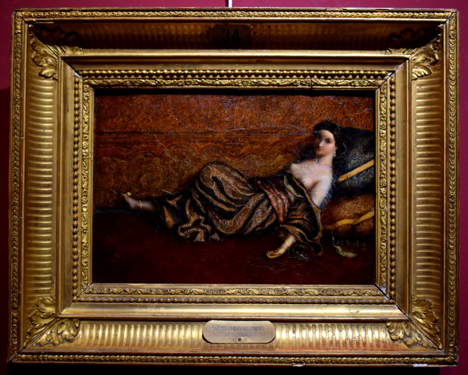 Henri Soulié - L'odalisque au repos 01