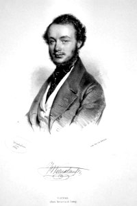 Henri Vieuxtemps 1842 Litho
