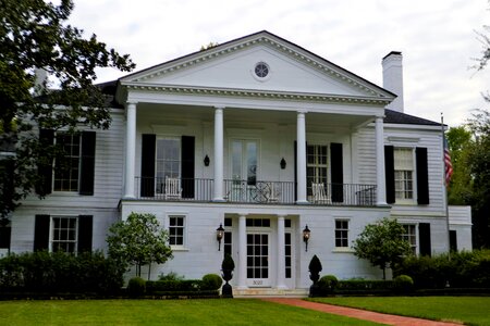 Luxury home mansion white house photo