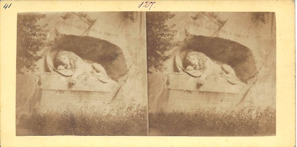 Henri-Charles Plaut Le Lion de Lucerne