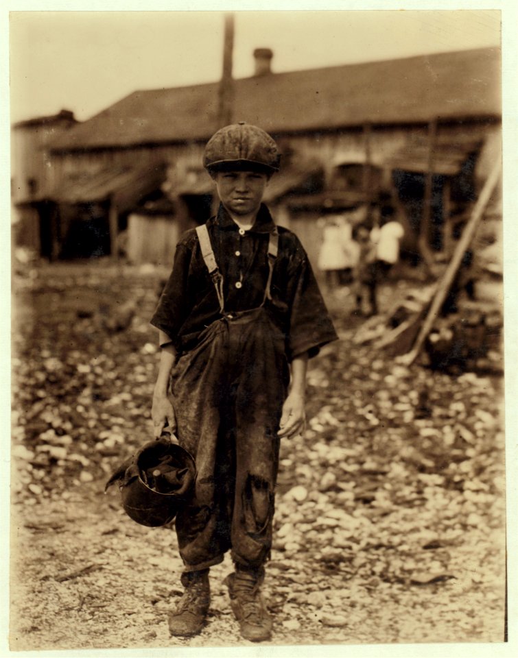 Henry, 10 year old oyster shucker who does five pots of oyster (sic) a day. Works before school, after school, and Saturdays. Been working three years. Maggioni Canning Co. LOC nclc.05334