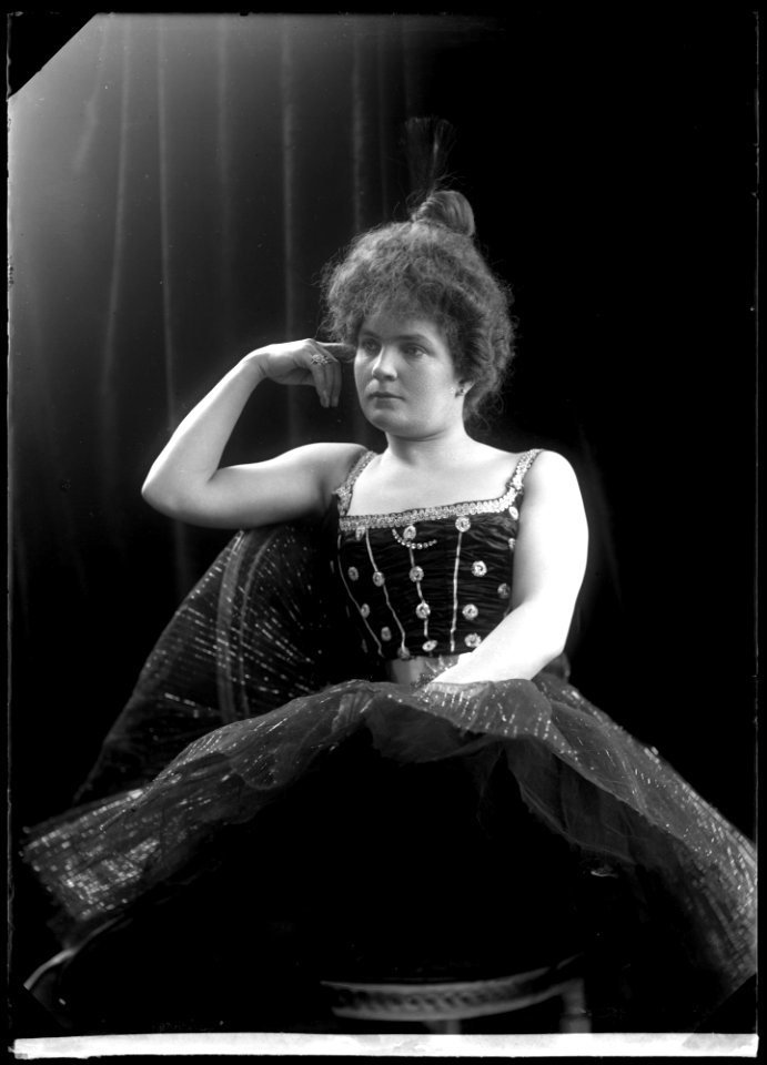 Henriette Kuhn in Florodora at Vasateatern 1903 - SMV - GK055