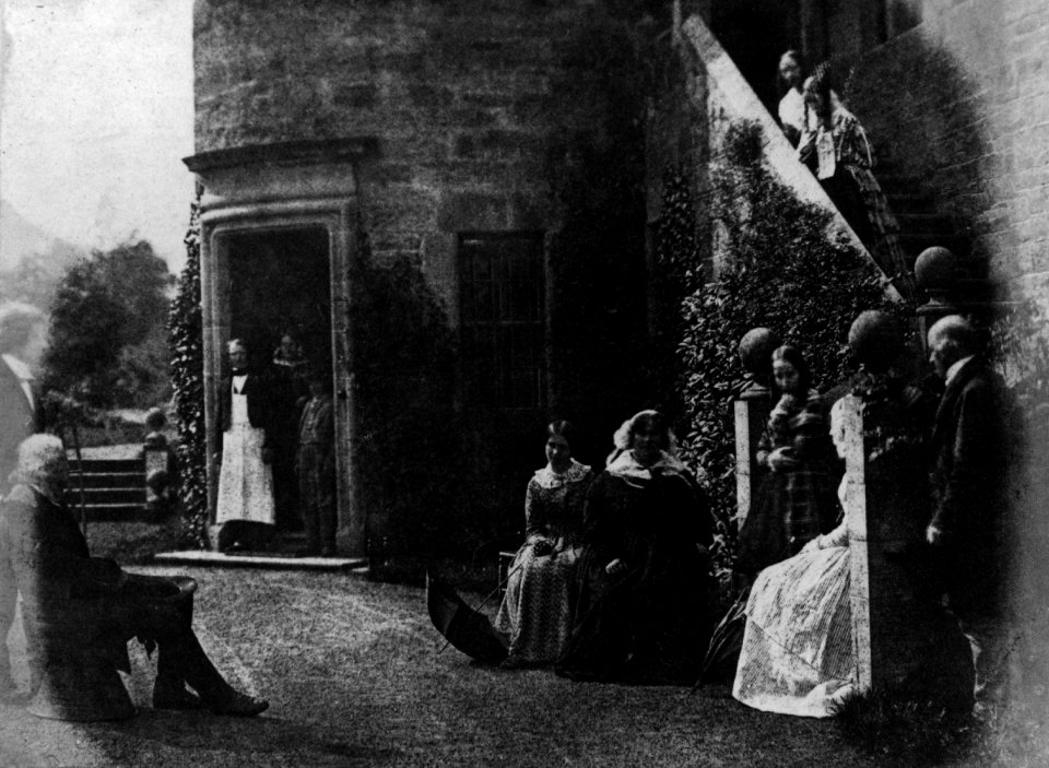 Henry Cockburn, Lord Cockburn, his family, David Octavius Hill and John Henning by Robert Adamson