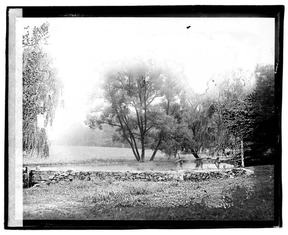 Herald Havre de Grace Tour, lake at John Wilkes Booth House LCCN2016828800