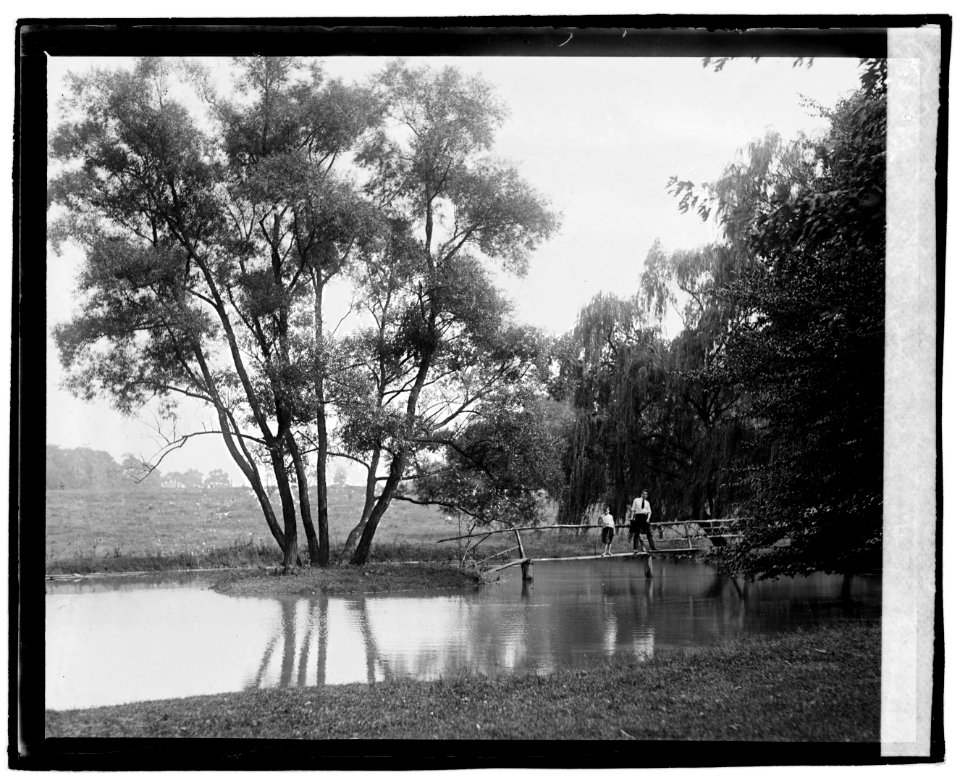 Herald Havre de Grace Tour, lake at John Wilkes Booth House LCCN2016828799
