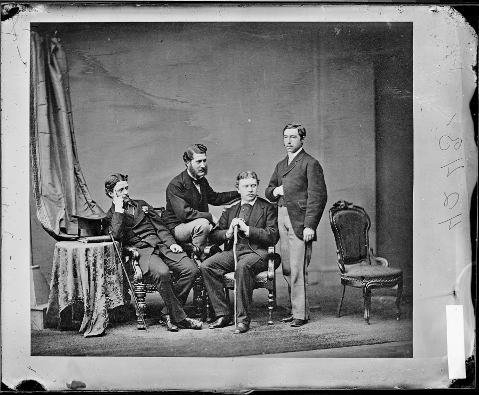 Henry Howard, attache English Legation, and others - NARA - 527227