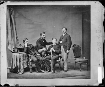 Henry Howard, attache English Legation, and others - NARA - 527227
