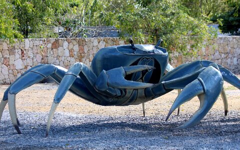 Sculpture iron pincers photo