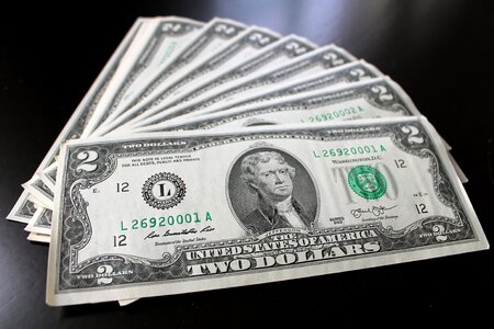 Two rare gray money