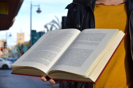 Novel page poetry