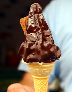 Cone desert chocolate