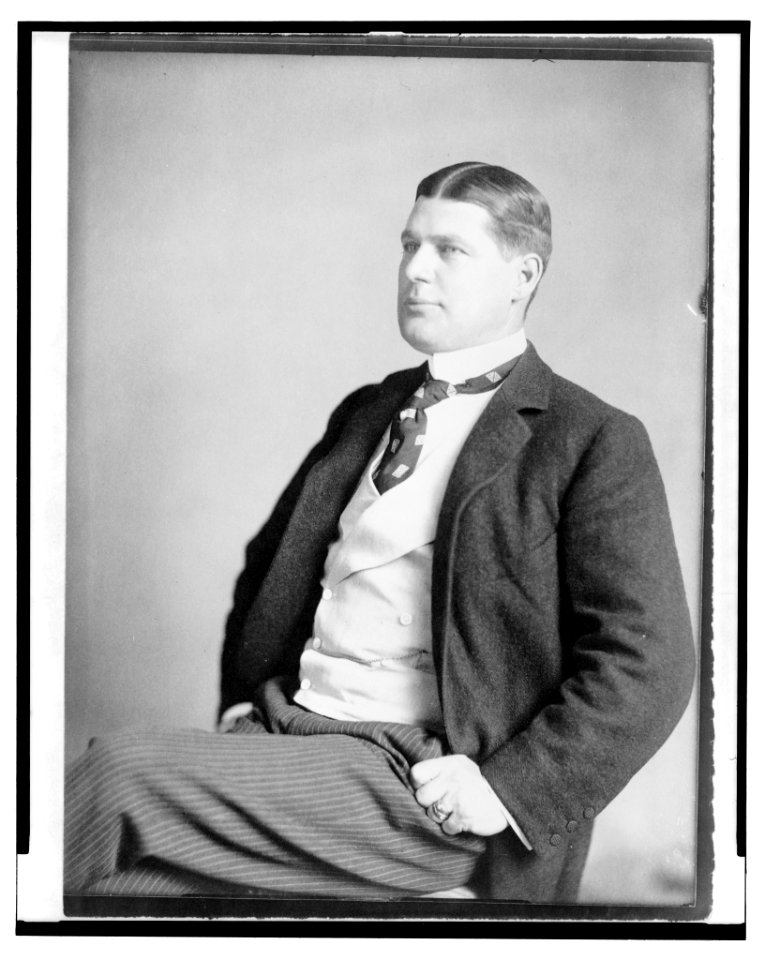 Herbert G. Squiers, half-length portrait, seated, facing left LCCN2004671396