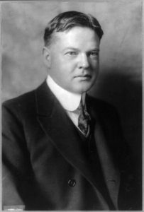 Herbert Hoover, head and shoulders portrait, as a young man, facing right LCCN2005694773