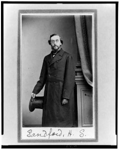 Henry Shelton Sanford, three-quarter length portrait, standing, facing front) - Brady, M LCCN2002697884