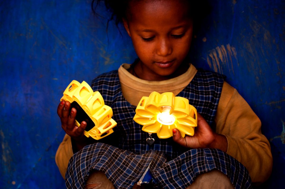 Her first solar-powered light (18957749175)