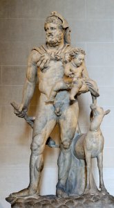 Herakles and Telephos Louvre MR219 photo