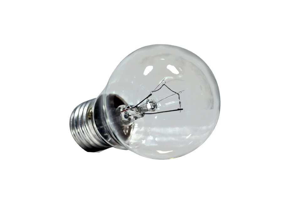 Lamp electricity glass