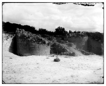 Herodian towers and city gate of Samaria, ruins LOC matpc.06982