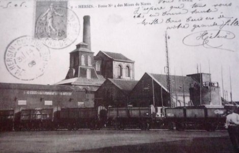 Hersin-Coupigny - Fosse n° 4 - 4 bis des mines de Nœux (B)