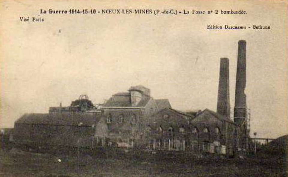 Hersin-Coupigny - Fosse n° 2 - 2 bis des mines de Nœux (A)