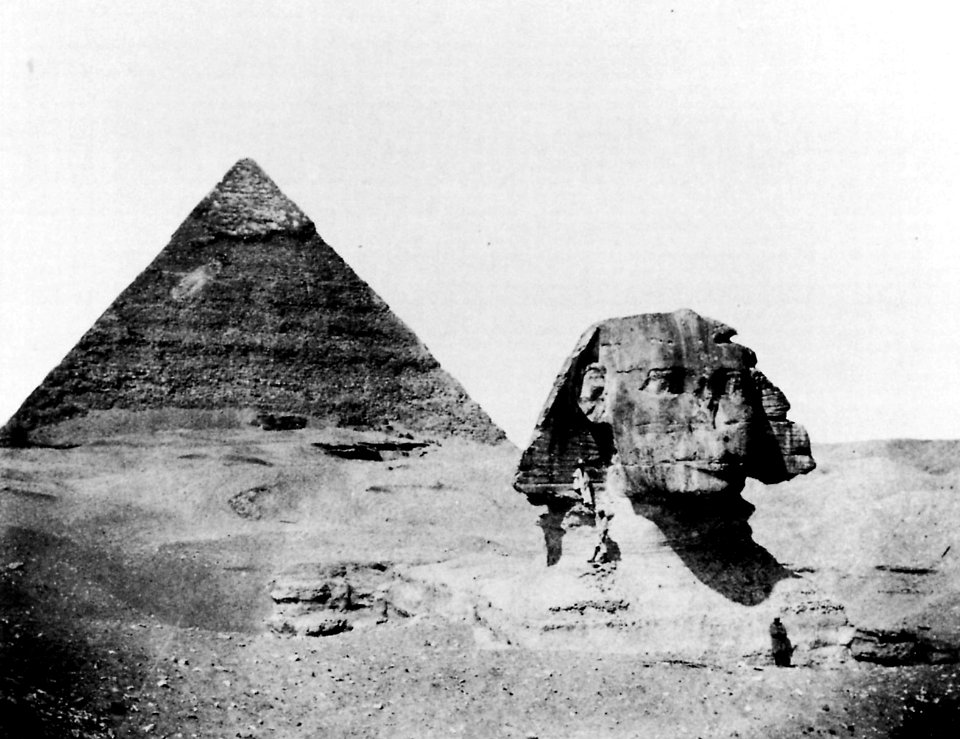 Herford, Wilhelm von - Die Sphinx mit der Pyramide des Chephren (Zeno Fotografie)
