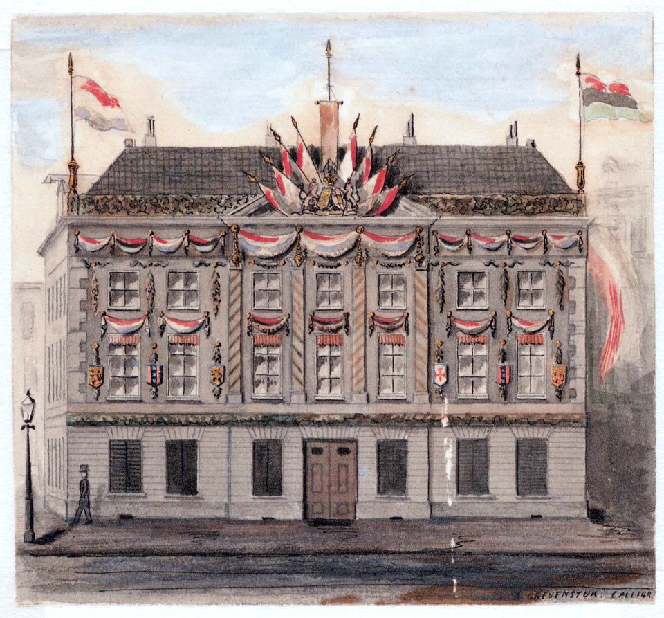 Het Commandantshuis op de Dam, door Antonie Grevenstuk
