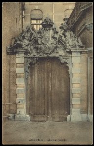 Het Gasthuispoortje, Oudezijds Achterburgwal 233. Uitgave Brouwer & de Veer, Afb ANWU01817000002