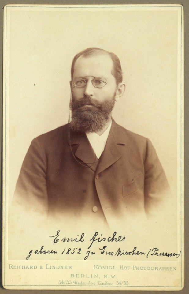 Hermann Emil Fischer, c. 1897 - Accademia delle Scienze di Torino 0146