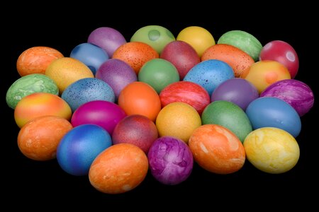 Happy easter color easter theme