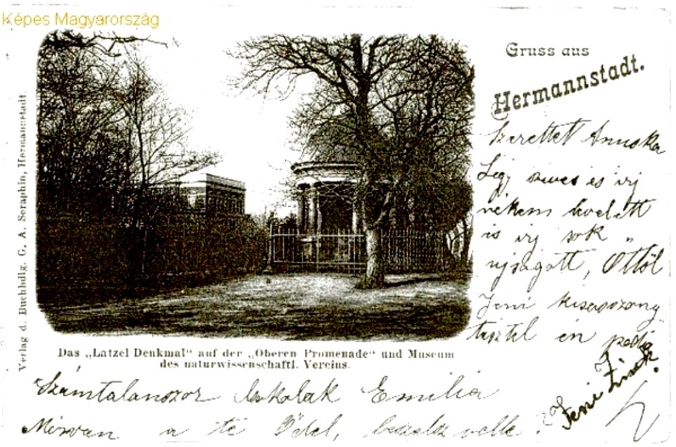 Hermannstadt Das Latzel Denkmal