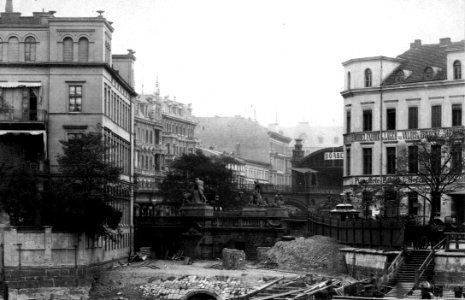 Herkulesbrücke, Berlin 1882