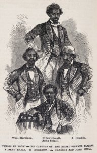 Heroes in Ebony-The captors of the Rebel steamer Planter, Robert Small, W. Morrison, A. Gradine and John Small LCCN99403228