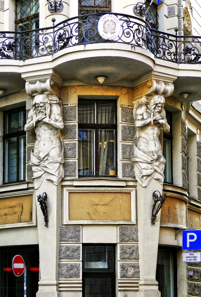 House facade building playful