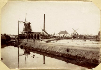 Het voormalige Kwakerspad buiten de Raambarière - thans 'de Kinkerbuurt'