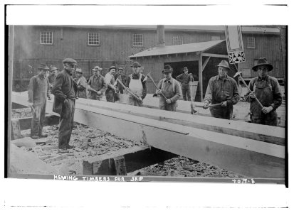 Hewing timbers for ship LCCN2014703346