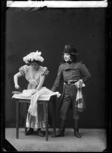 Hertiginnan av Danzig, Östermalmsteatern 1906. Rollporträtt - SMV - ÖT029