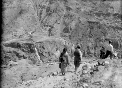 Herod's hot baths of Callirrhoe. Wady Zerka Main looking down the gorge to the hot springs LOC matpc.15290 photo