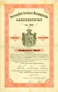 Herzogthum Sachsen-Meiningen 1888
