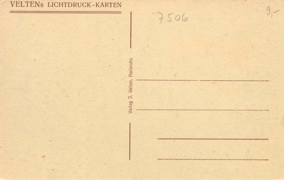 Herrenalb, Baden-Württemberg - Stadtansicht vom Mayenberg (back) (Zeno Ansichtskarten)