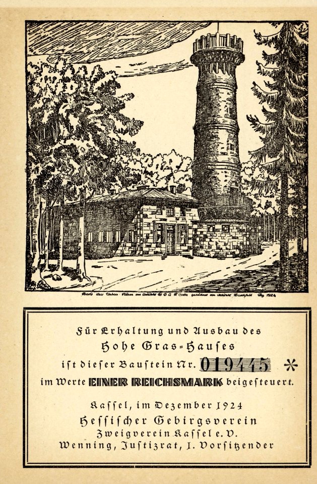 Hessischer Gebirgsverein 1924