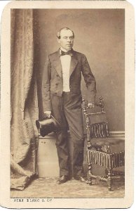 Herrenporträt vor 1863 Numa Blanc
