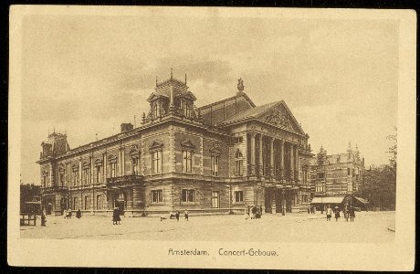 Het Concertgebouw, Van Baerlestraat 92. Uitgave N.V. Magazijn 'De Bijenkorf', Afb ANWU01769000003 photo