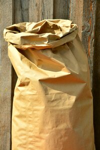 Sack of grain pack copy space