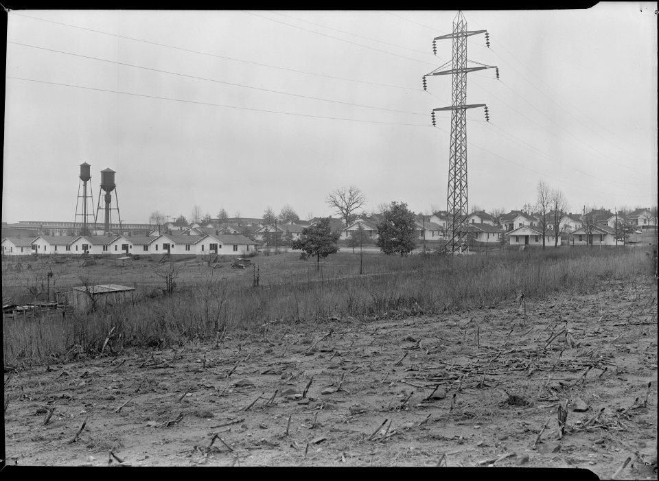 High Point, North Carolina - Housing. General view of company-owned mill village - Highland Yarn Mills - High Point... - NARA - 518534