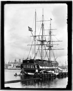 Het opleidingsschip 'Prins Maurits' in het Oosterdok Jacob Olie (max res)